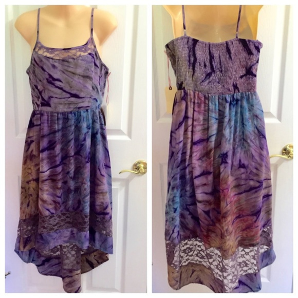 Band of Gypsies Dresses & Skirts - Band of Gypsies Purple High Low Dress NWT
